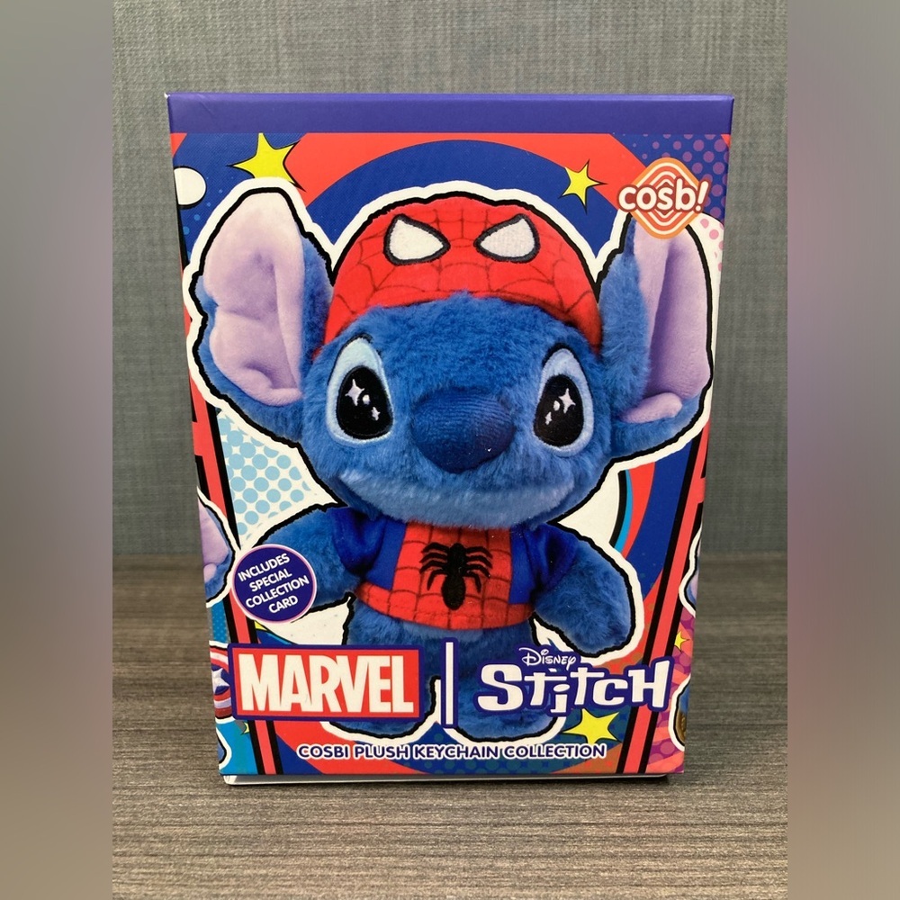 Disney Marvel Stitch Plush Keychain Blind Box- Confirmed Ironman - Picture 10 of 15